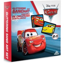 Комплект за оцветяване с пясък Red Castle - Cars, с 2 картини -1